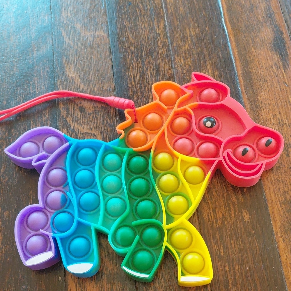 Colorful Horse Pop It Sensory Toy